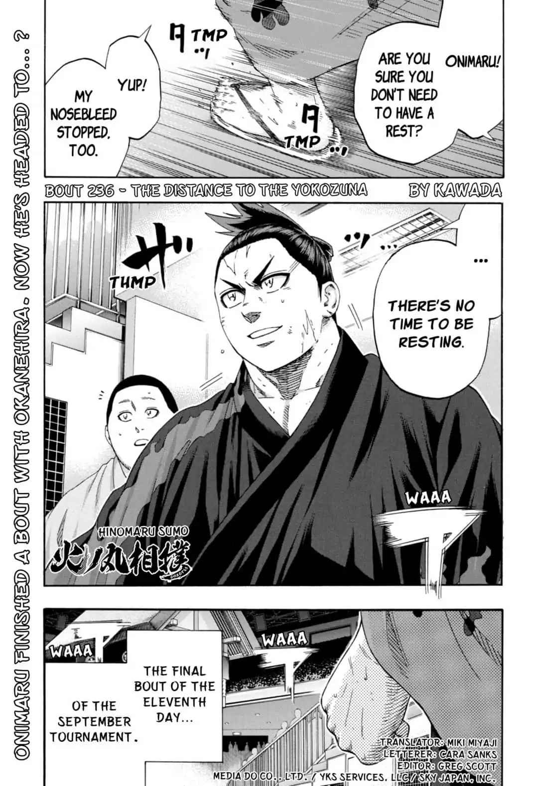 Hinomaru Sumo Chapter 236 Page 1