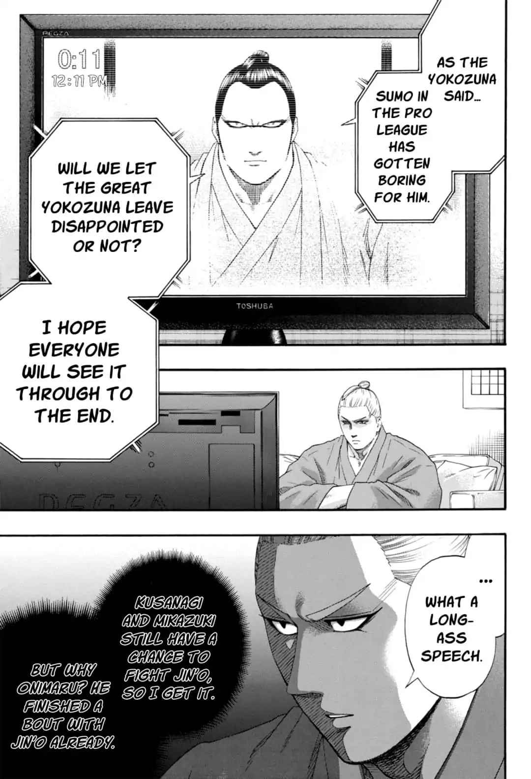 Hinomaru Sumo Chapter 232 Page 8