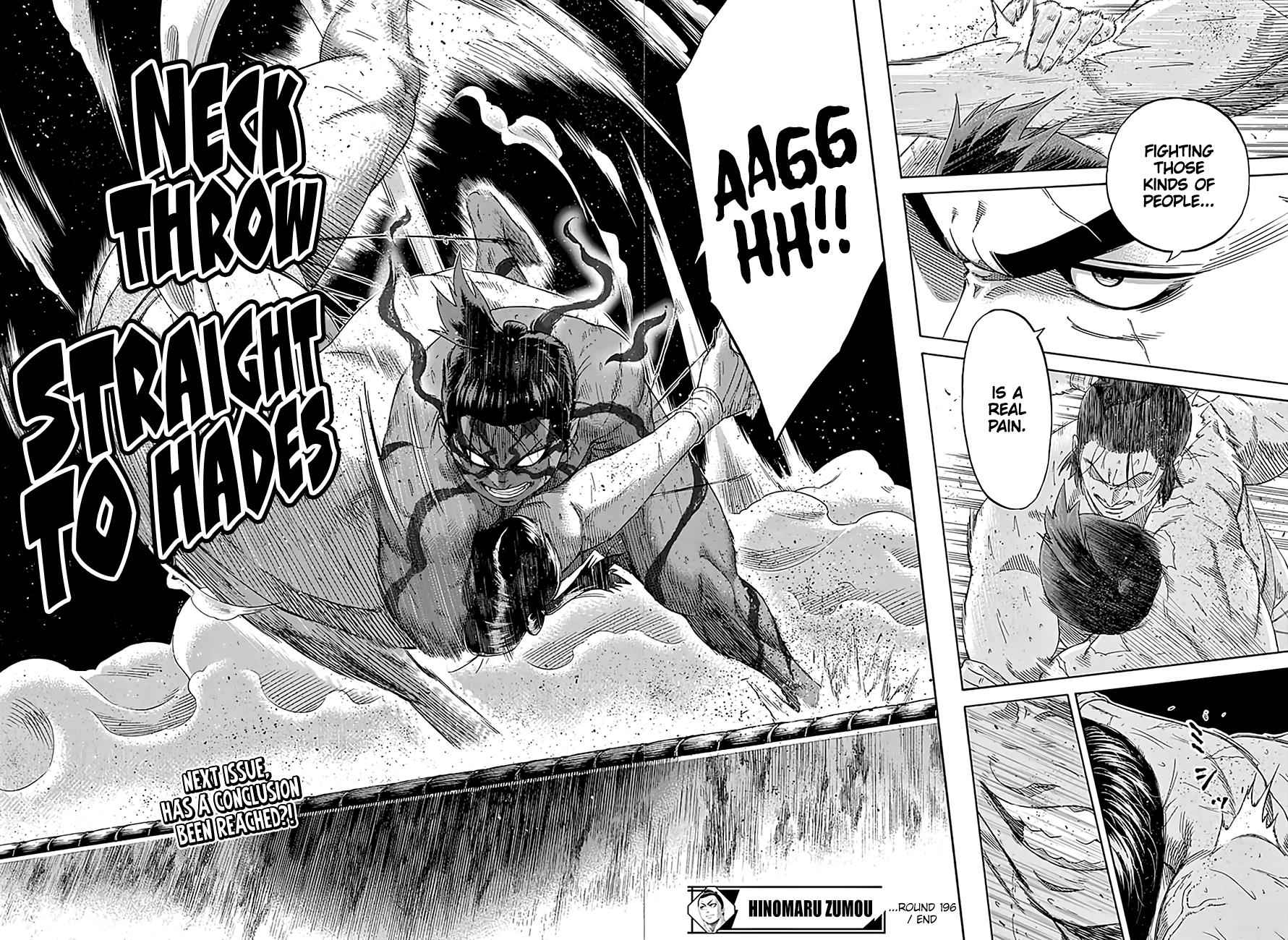 Hinomaru Sumo Chapter 196 Page 14