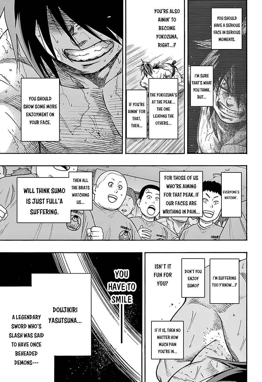 Hinomaru Sumo Chapter 96 Page 12