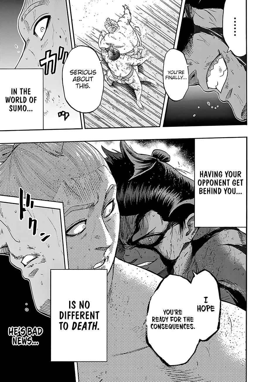 Hinomaru Sumo Chapter 185 Page 15