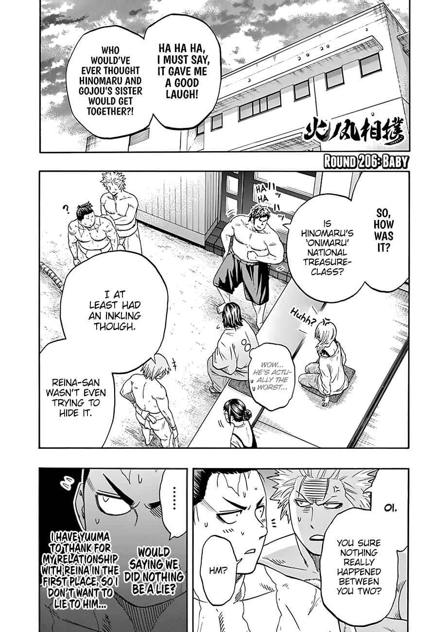 Hinomaru Sumo Chapter 206 Page 2