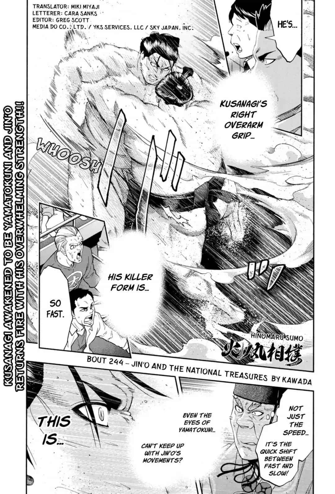 Hinomaru Sumo Chapter 244 Page 1