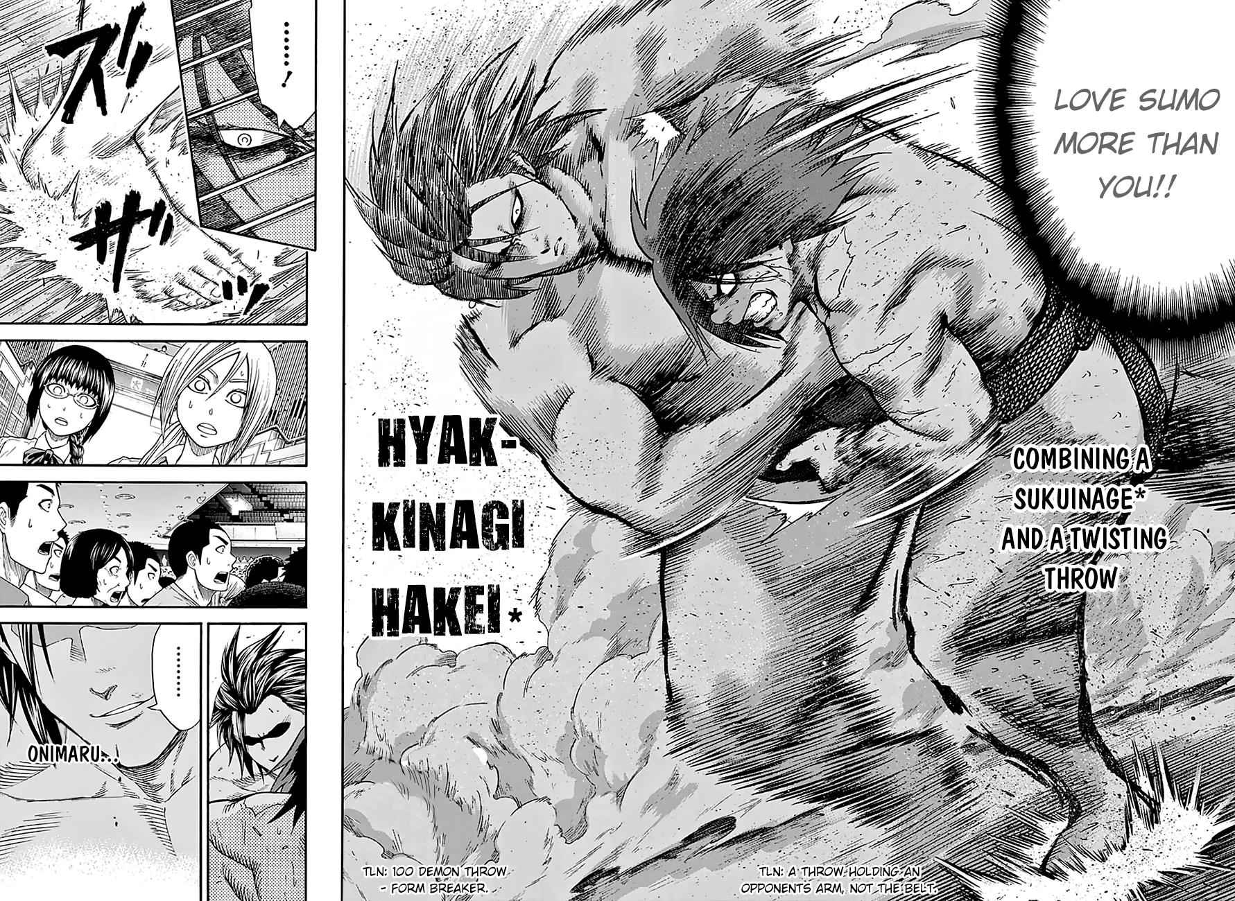 Hinomaru Sumo Chapter 94 Page 15
