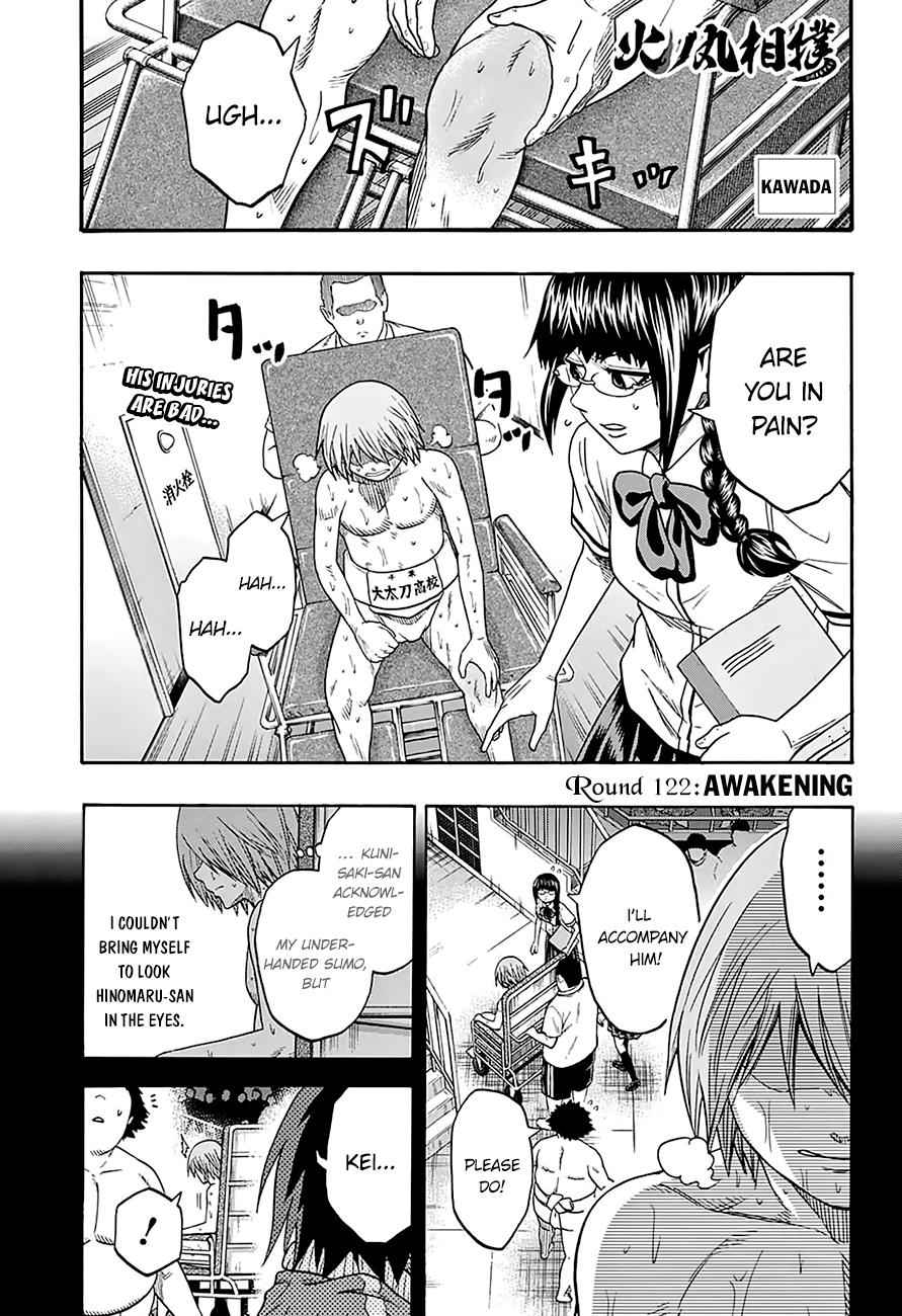 Hinomaru Sumo Chapter 122 Page 1