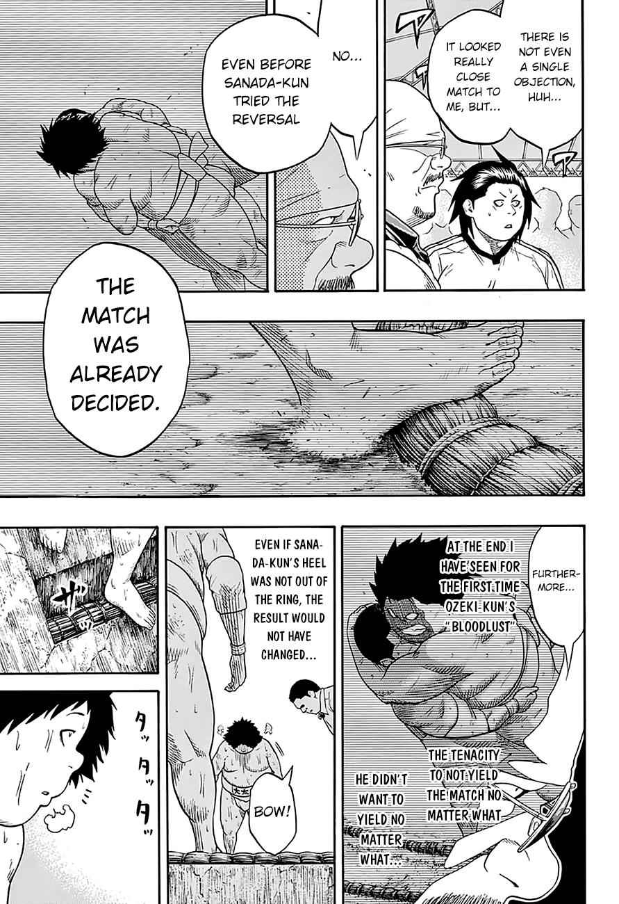 Hinomaru Sumo Chapter 62 Page 15