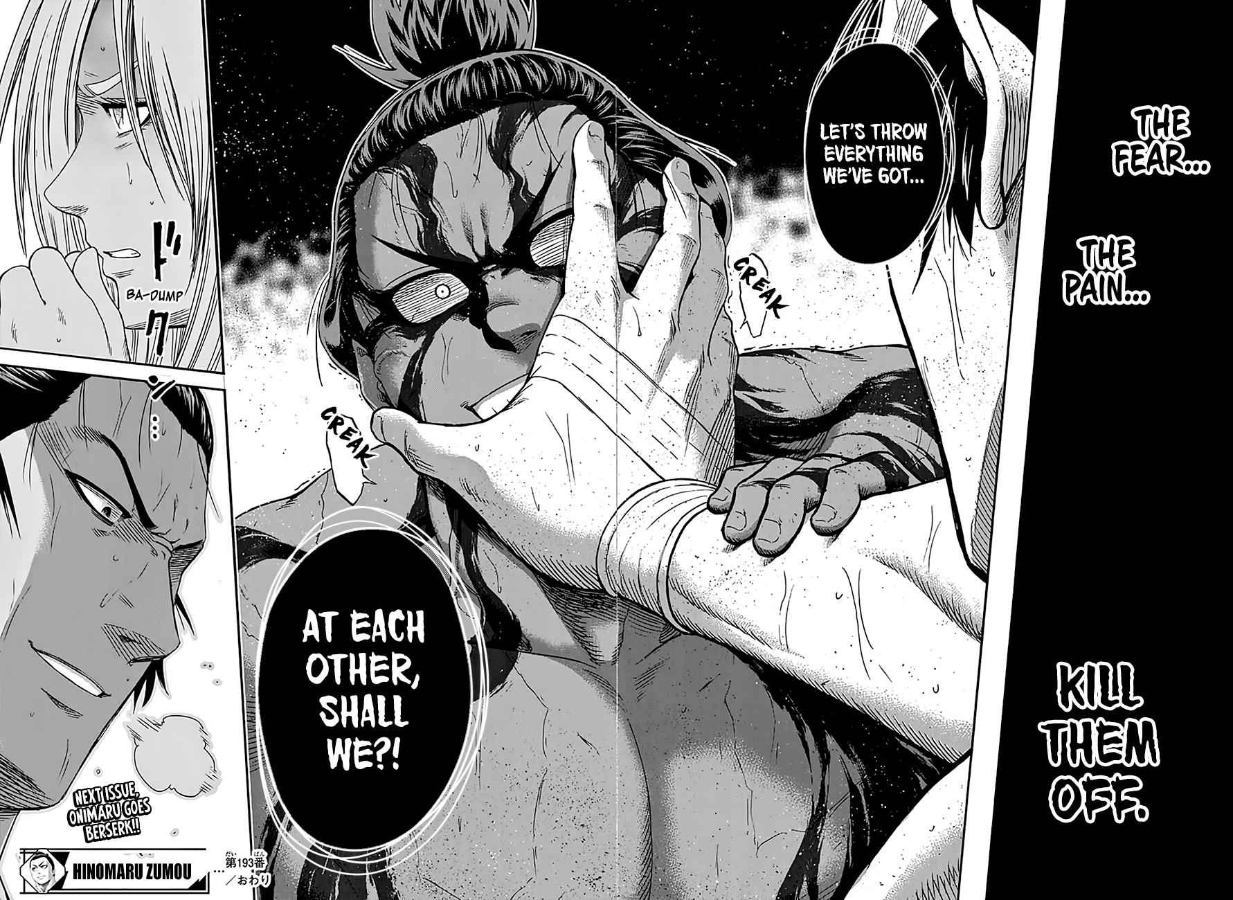 Hinomaru Sumo Chapter 193 Page 13