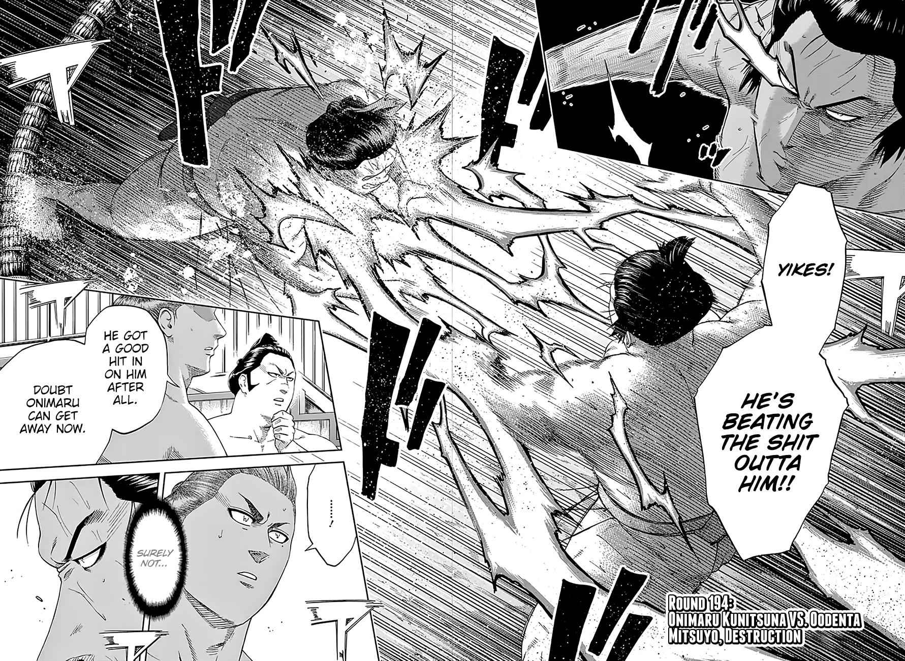 Hinomaru Sumo Chapter 194 Page 3