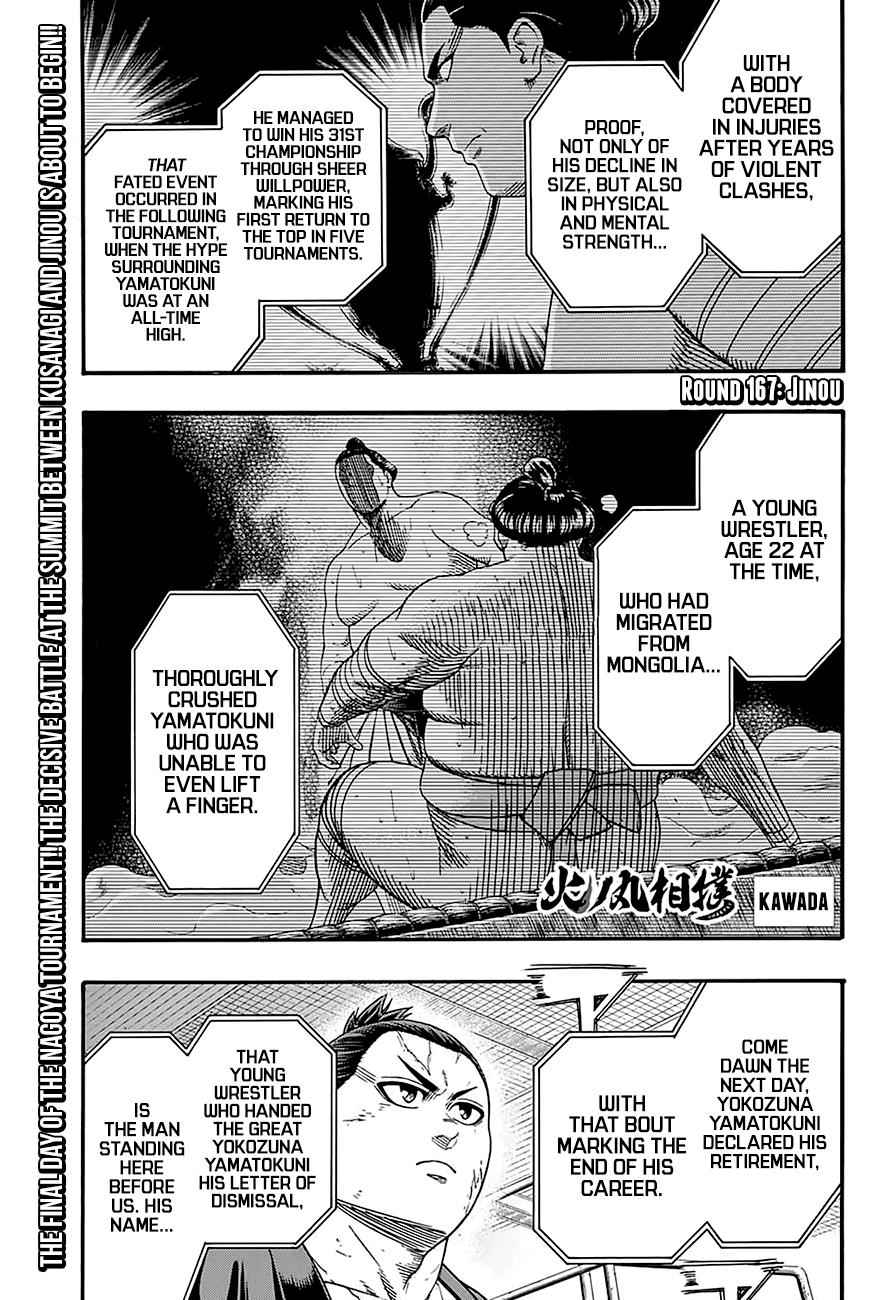 Hinomaru Sumo Chapter 167 Page 2