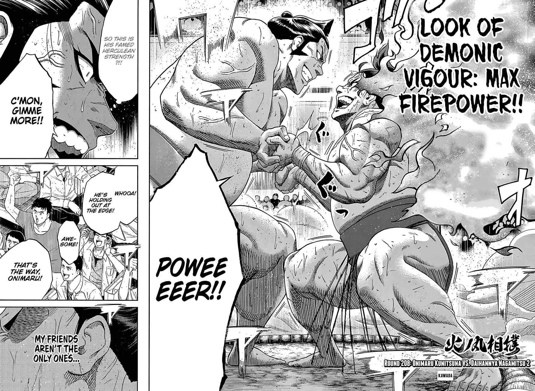Hinomaru Sumo Chapter 208 Page 3