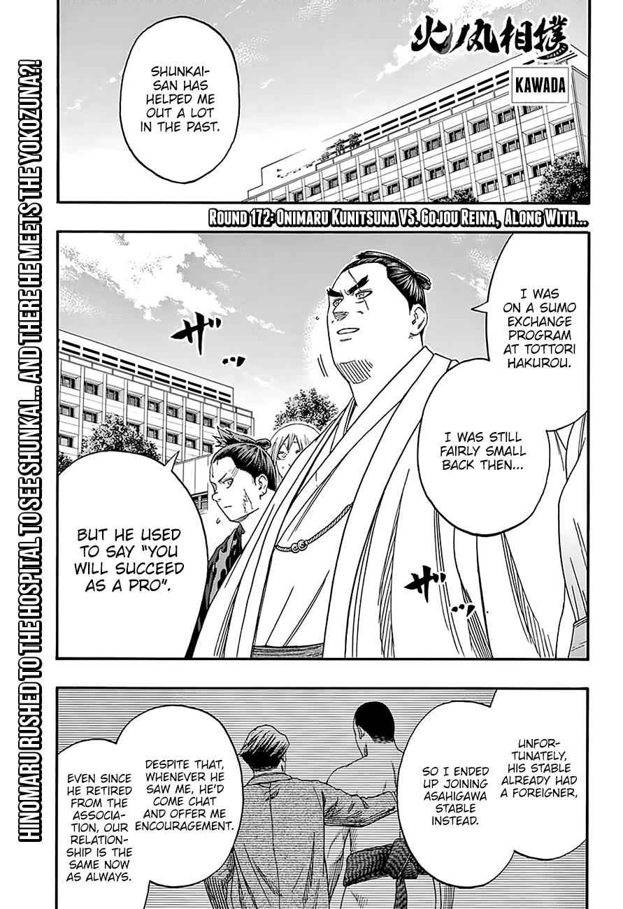 Hinomaru Sumo Chapter 172 Page 2