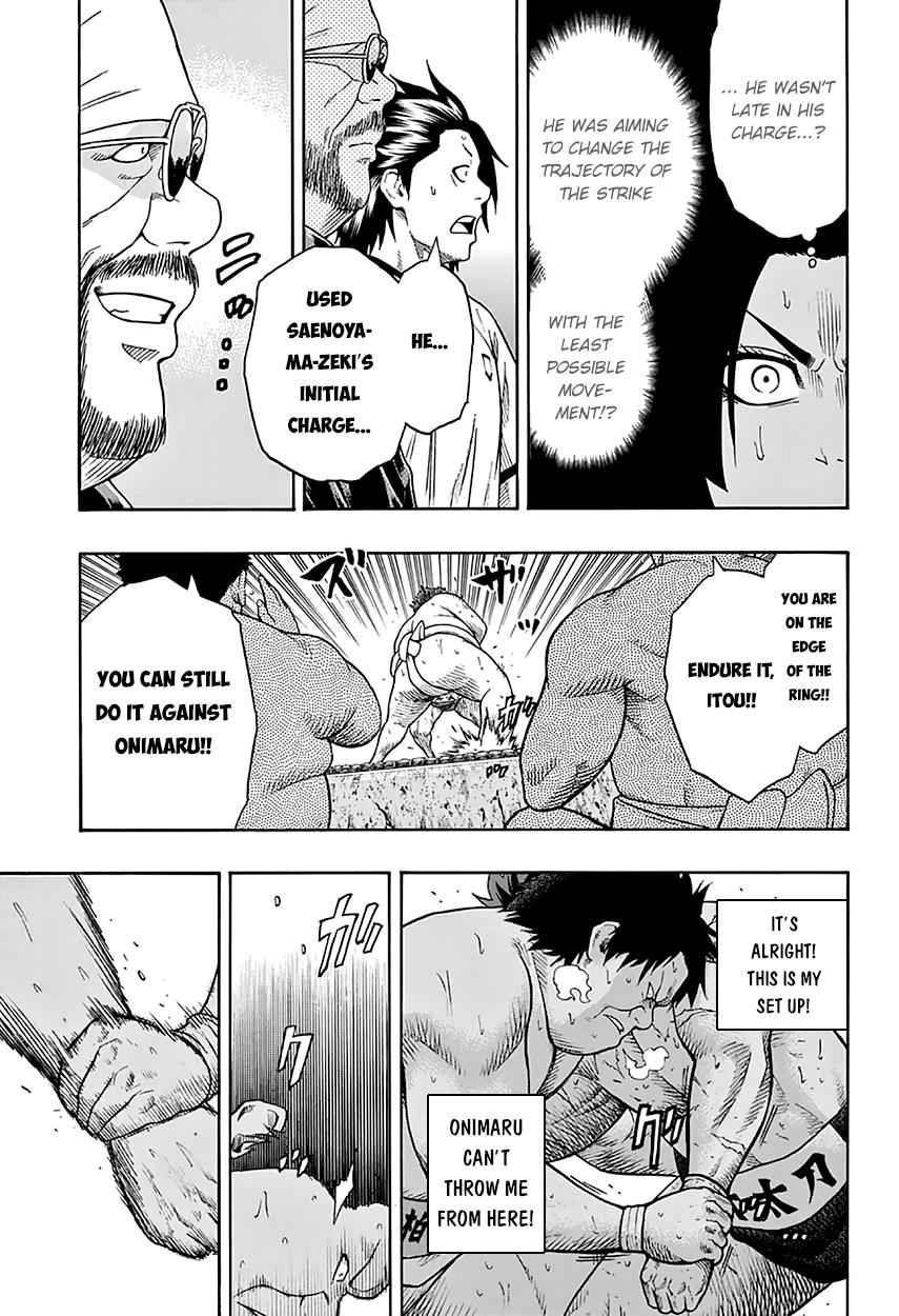 Hinomaru Sumo Chapter 48 Page 15