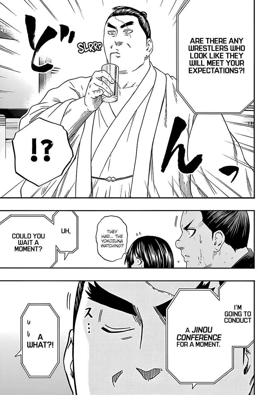 Hinomaru Sumo Chapter 191 Page 15