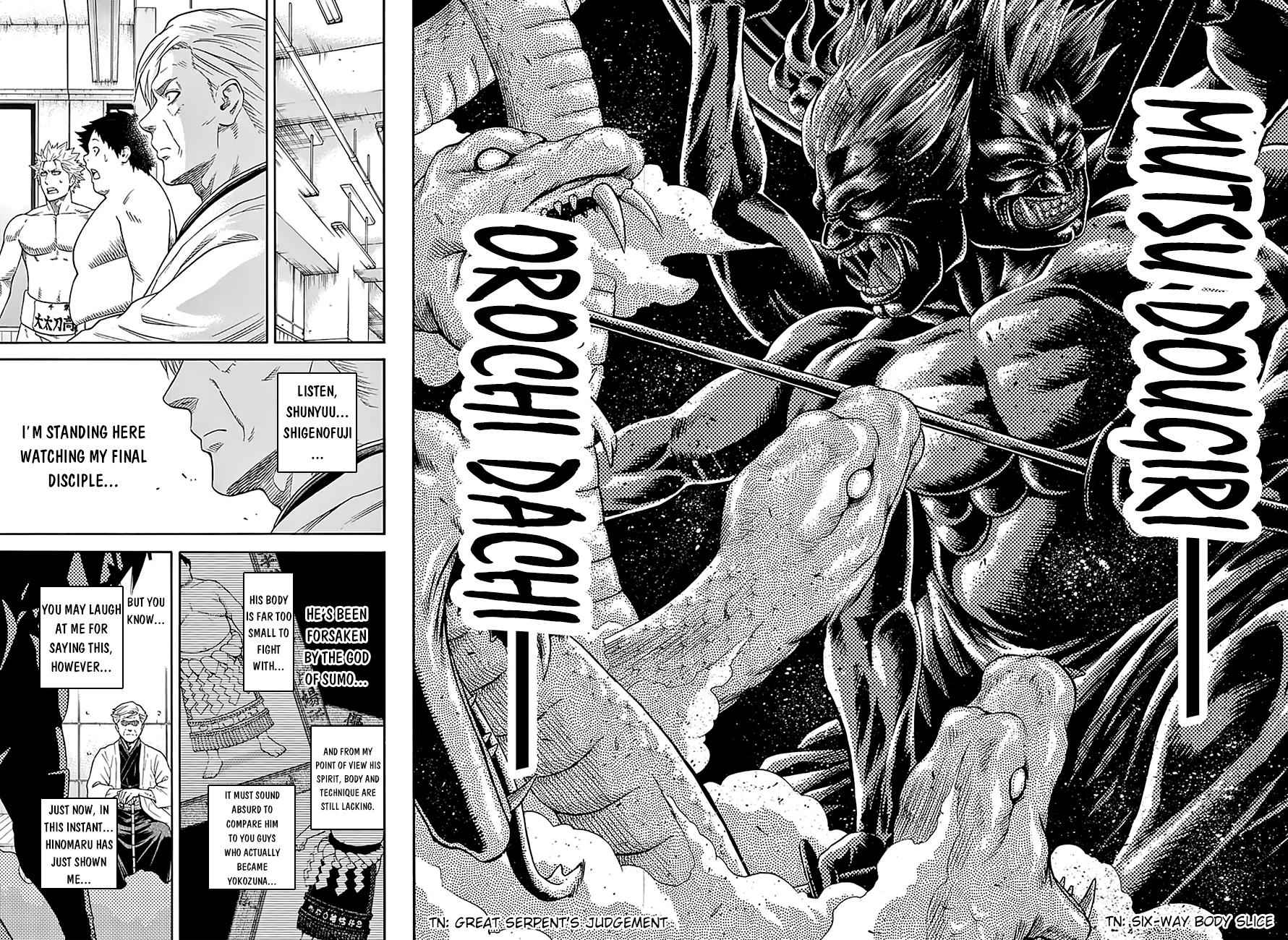 Hinomaru Sumo Chapter 112 Page 14