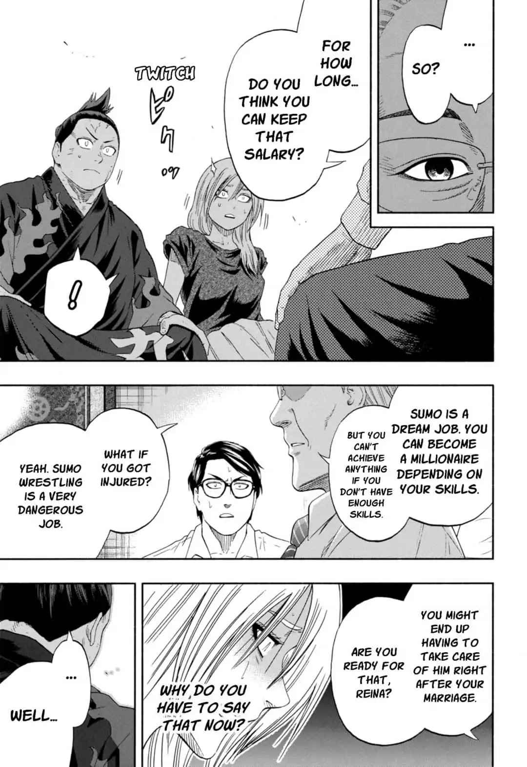 Hinomaru Sumo Chapter 240 Page 12