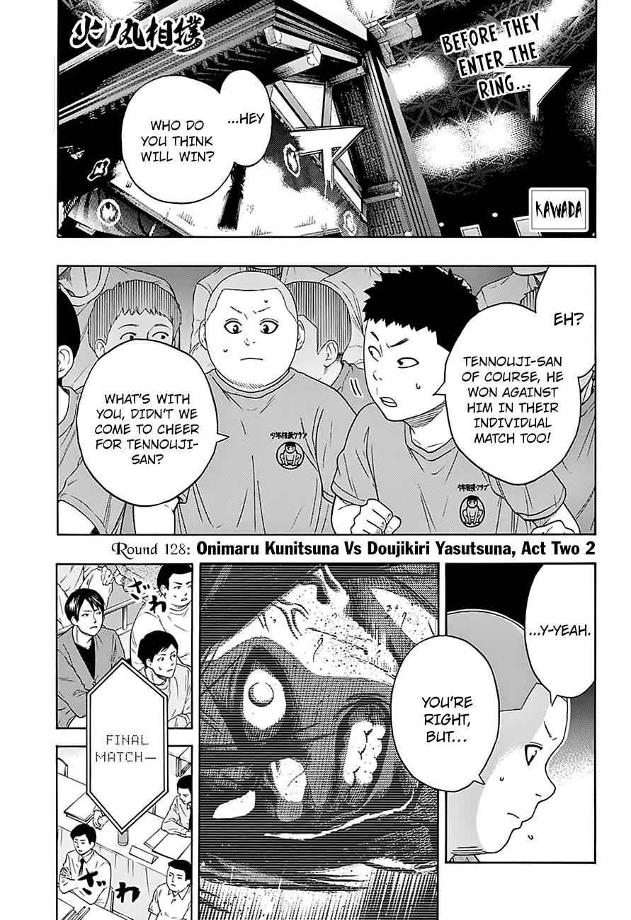 Hinomaru Sumo Chapter 128 Page 2