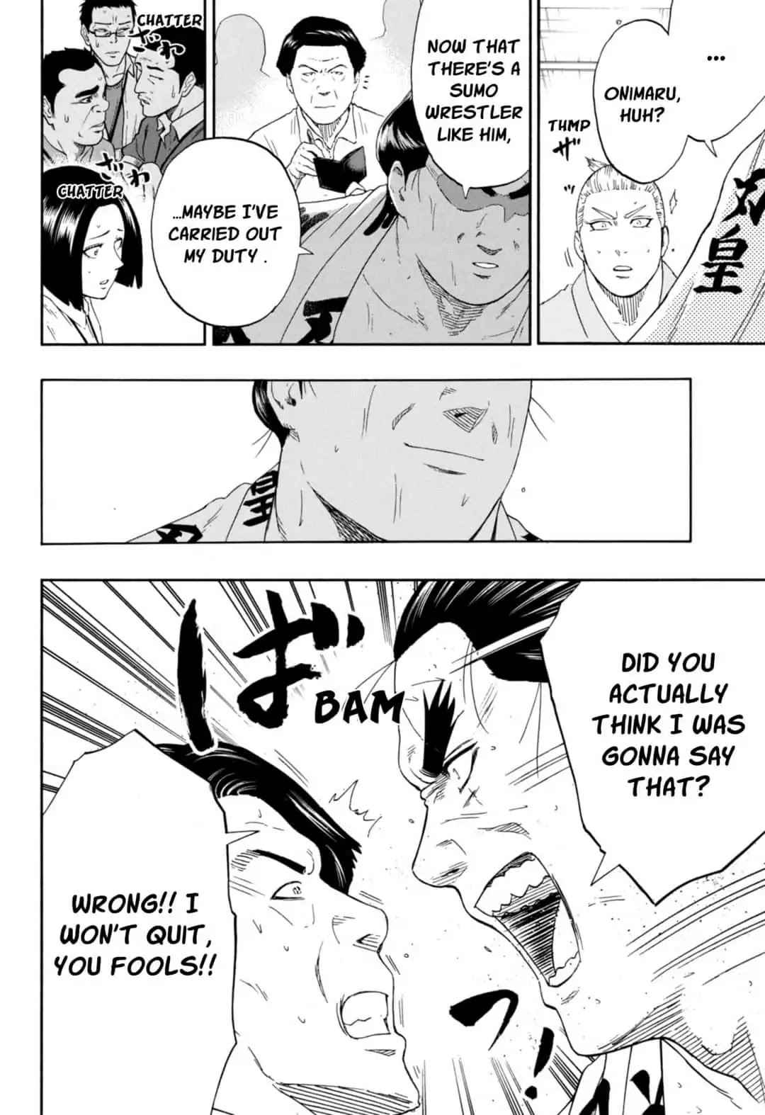 Hinomaru Sumo Chapter 250 Page 14