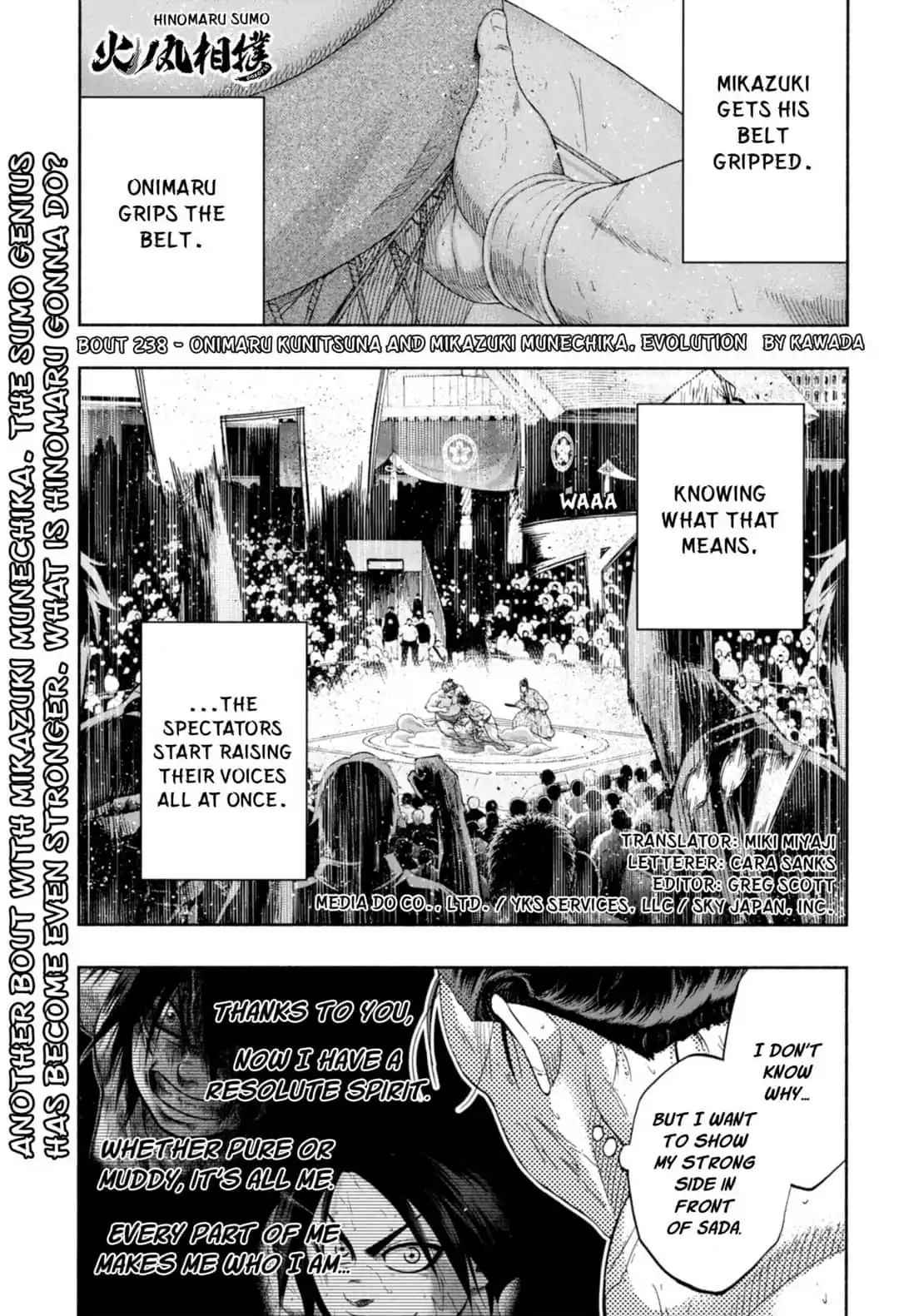 Hinomaru Sumo Chapter 238 Page 1