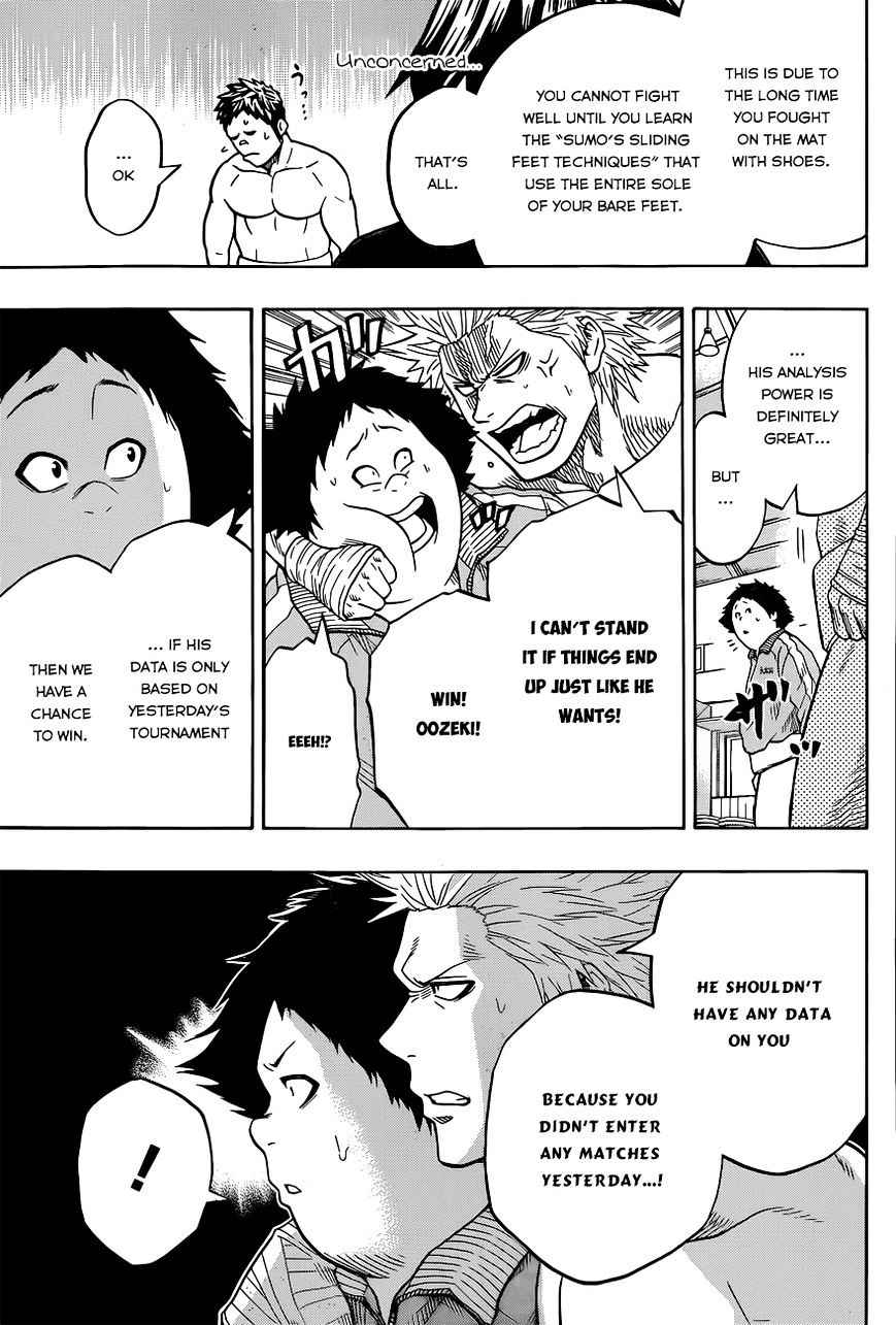Hinomaru Sumo Chapter 35 Page 14