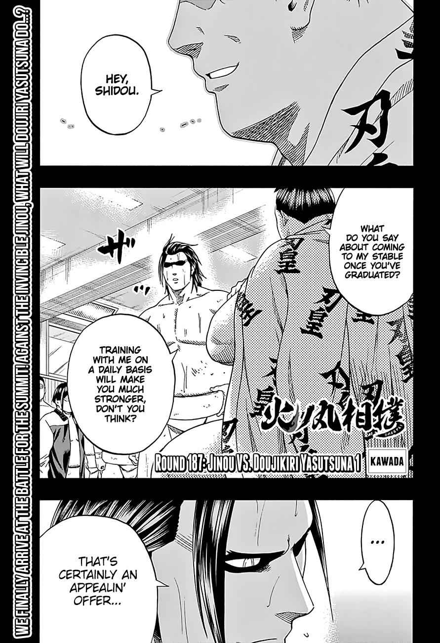 Hinomaru Sumo Chapter 187 Page 2