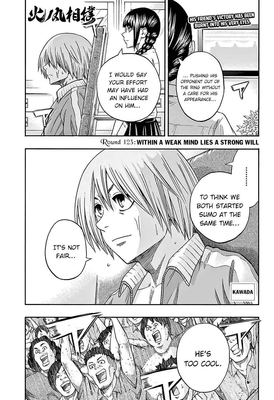 Hinomaru Sumo Chapter 123 Page 1