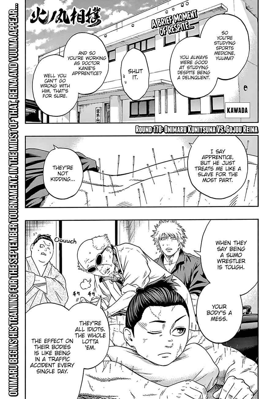 Hinomaru Sumo Chapter 170 Page 5