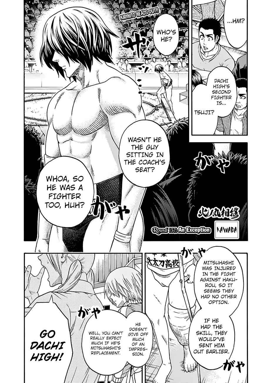 Hinomaru Sumo Chapter 137 Page 2