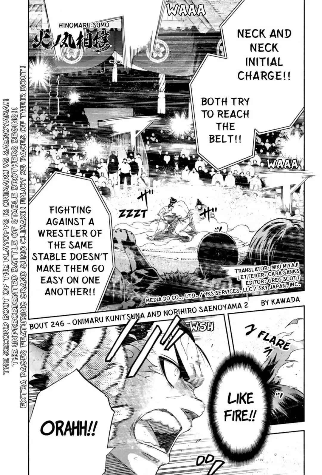 Hinomaru Sumo Chapter 246 Page 1